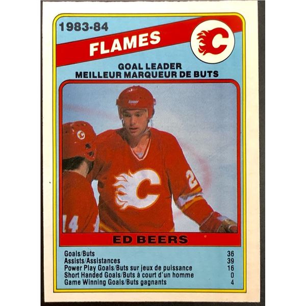 1984-85 O-PEE-CHEE ED BEERS