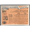 Image 2 : 1981 TOPPS CHARLES ALEXANDER