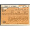 Image 2 : 1981 TOPPS CHARLES WHITE ROOKIE CARD