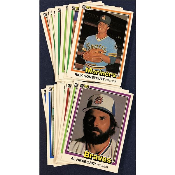 1981 DONRUSS BASEBALL COLLECTION - 25 CARDS