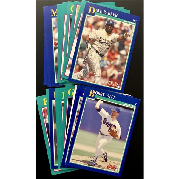 1991 SCORE BASEBALL COLLECTION (25)