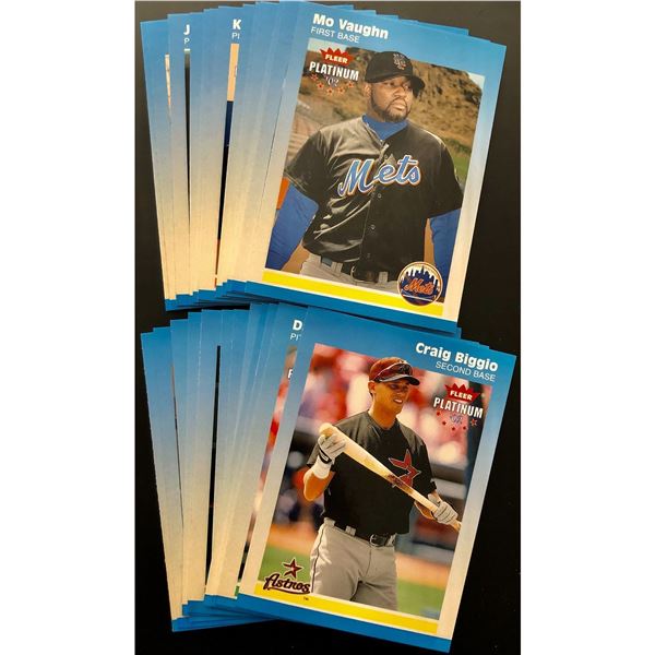 2002 FLEER PLATINUM BASEBALL COLLECTION (25)