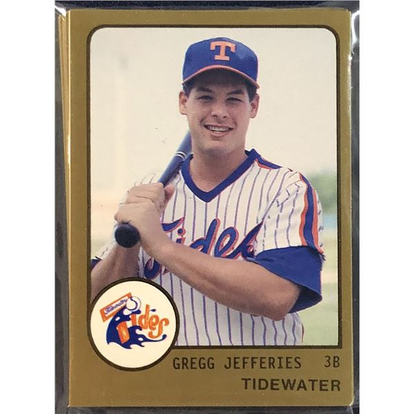 1988 PROCARDS TIDEWATER TIDES TEAM SET - GREGG JEFFERIES