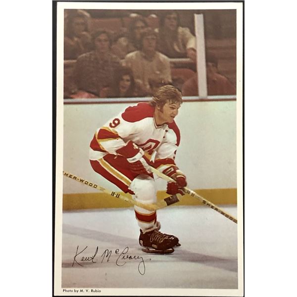 1972 ATLANTA FLAMES POSTCARD - KEITH McCREARY