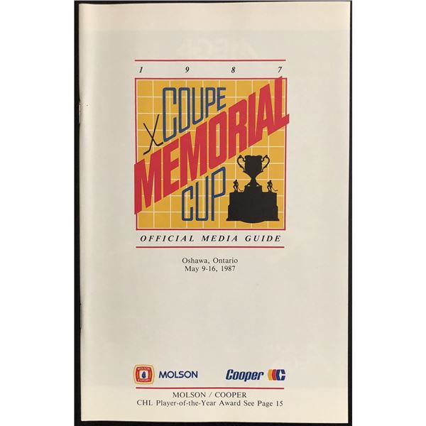 1987 MEMORIAL CUP MEDIA GUIDE