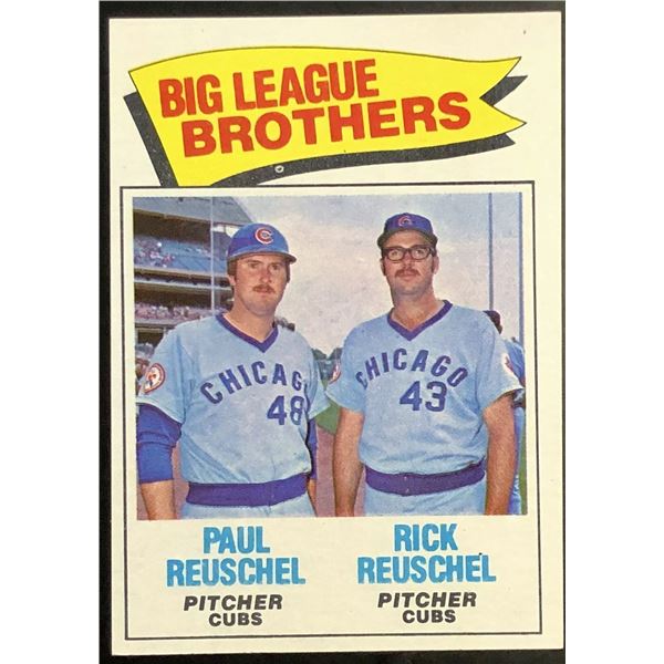 1977 TOPPS REUSCHEL BROTHERS