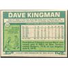 Image 2 : 1977 TOPPS DAVE KINGMAN