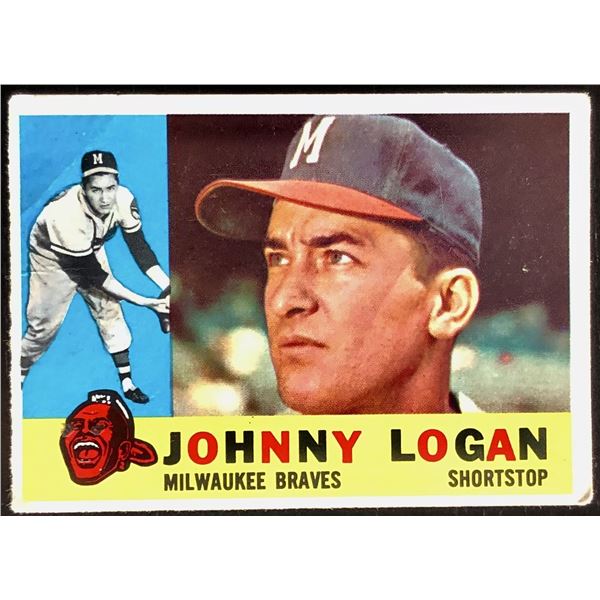 1960 TOPPS JOHNNY LOGAN