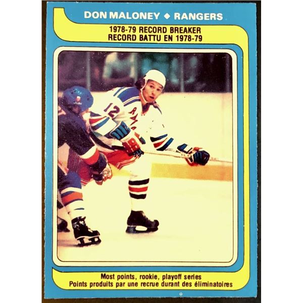 1979-80 O-PEE-CHEE DON MALONEY