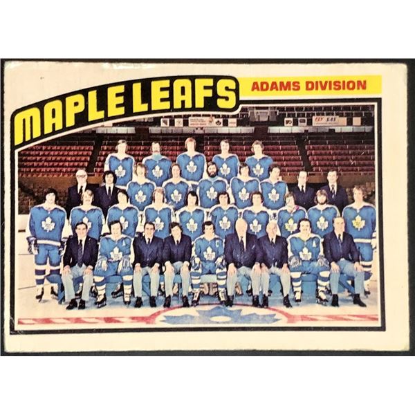1976-77 NHL O-PEE-CHEE TORONTO MAPLE LEAFS