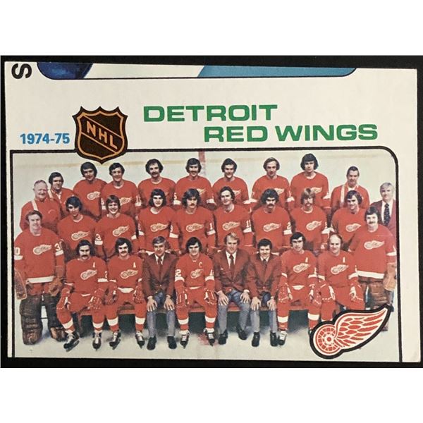 1975-76 TOPPS DETROIT RED WINGS