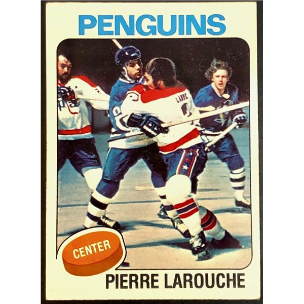 1975-76 NHL TOPPS PIERRE LAROUCHE ROOKIE CARD
