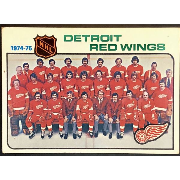 1975-76 NHL TOPPS DETROIT RED WINGS