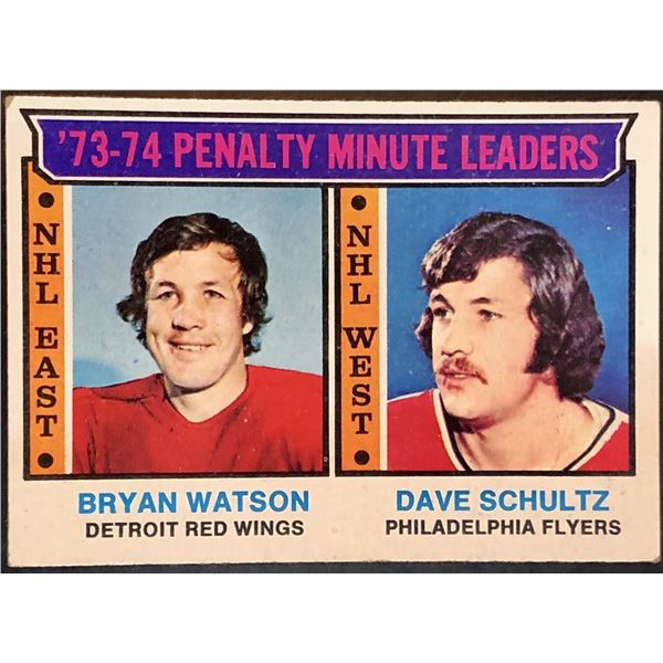 1974-75 NHL TOPPS DAVE SCHULTZ