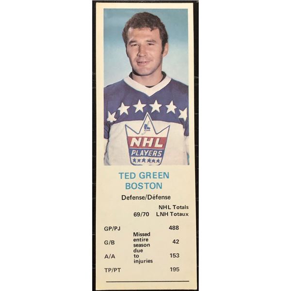 1970-71 DAD'S COOKIES TED GREEN