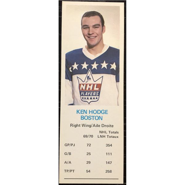 1970-71 DAD'S COOKIES KEN HODGE