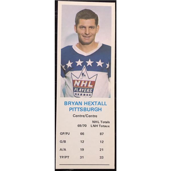 1970-71 DAD'S COOKIES BRYAN HEXTALL