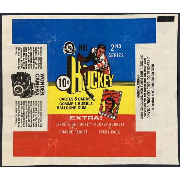 1971-72 O-PEE-CHEE NHL HOCKEY WRAPPER