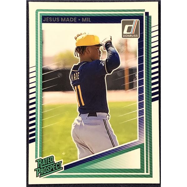 2025 DONRUSS JESUS MADE ROOKIE CARD