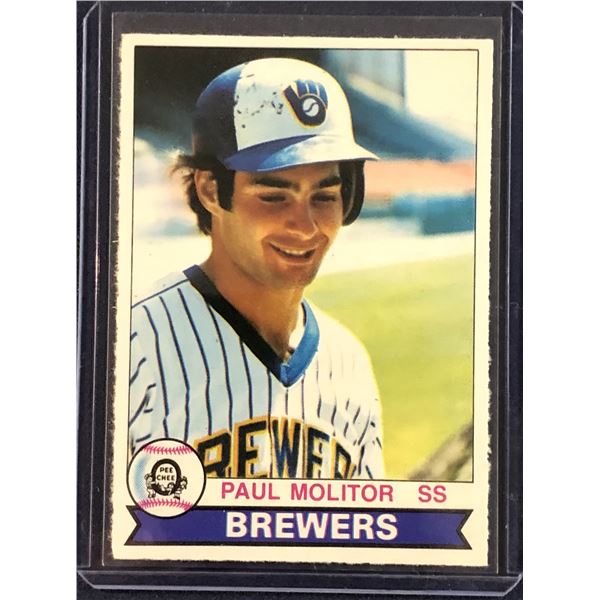 1979 O-PEE-CHEE PAUL MOILTOR (HOF) ROOKIE CARD