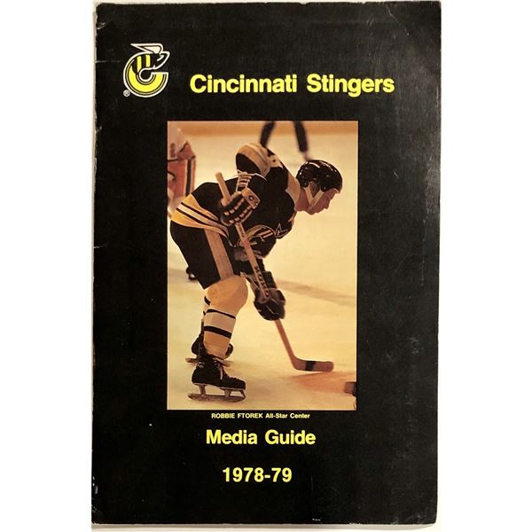 1978-79 WHA MEDIA GUIDE - CINCINNATI STINGERS