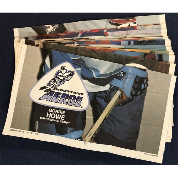 1973-74 O-PEE-CHEE WHA HOCKEY POSTERS SET