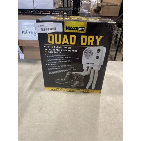 MAX QUAD DRY BOOT DRYER