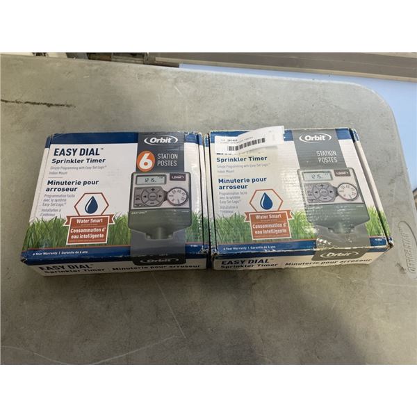 2 ORBIT SPRINKLER TIMERS