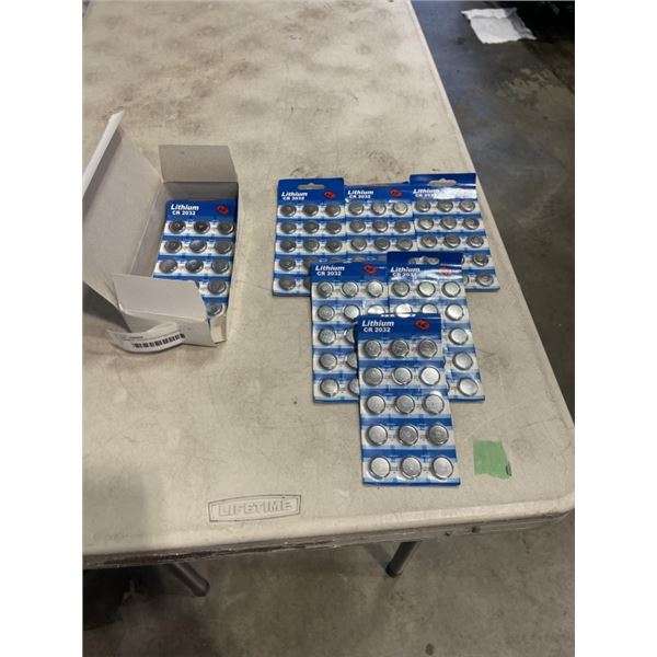 150 NEW CR2032 WATCH BATTERIES