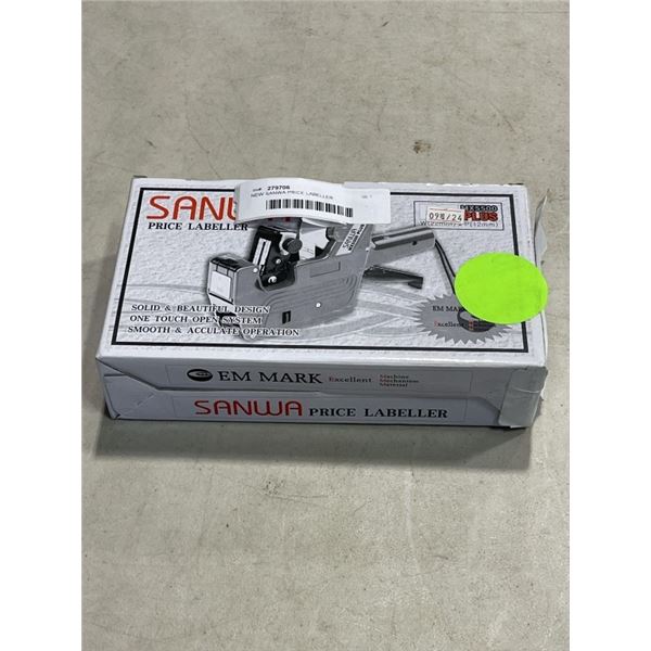 NEW SANWA PRICE LABELLER