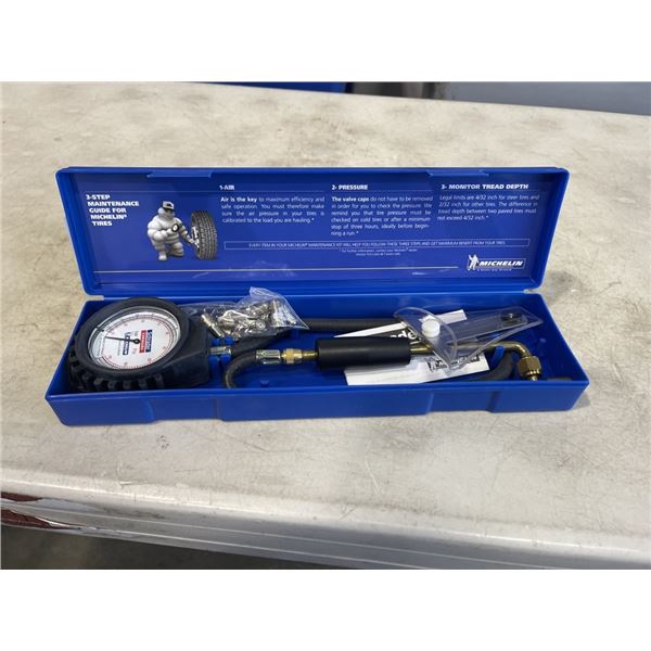 NEW MICHELIN SCHRADER HEAVY DUTY TIRE PRESSURE GUAGE