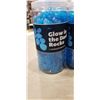 Image 2 : 4 NEW TUBS OF BLUE GLOW IN THE DARK ROCKS