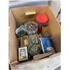 Image 3 : 2 TRAYS OF MISC ITEMS - CASTERS, CLAMPS, SCREWS, BOLTS, ETC
