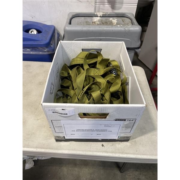 BOX OF LOAD STRAPS