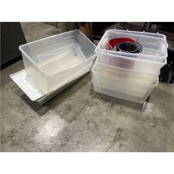 ASSORTED STORTAGE CONTAINERS