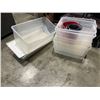 Image 1 : ASSORTED STORTAGE CONTAINERS