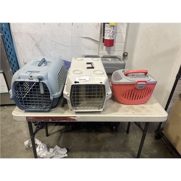 3 SMALL PET CRATES