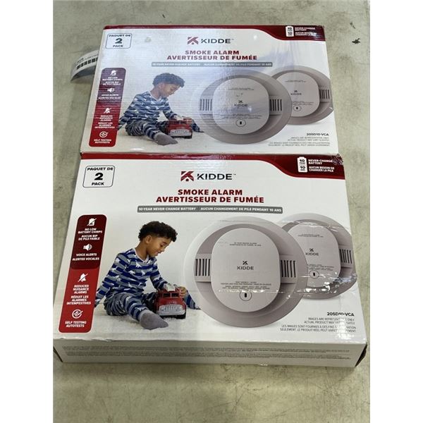 2 KIDDE SMOKE ALARM 2 PACKS