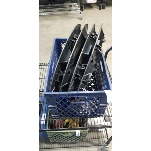 SET OF 4 TESLA HUBCAPS