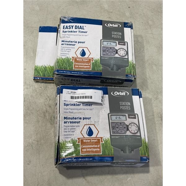 2 ORBIT SPRINKLER TIMERS