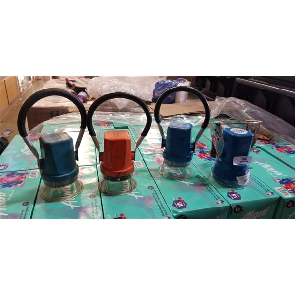 4 VINTAGE RAIL LANTERNS