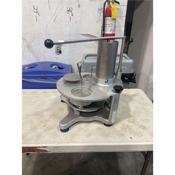 MAINCA COMMERCIAL BURGER PRESS, MODEL 7627 N, MADE IN SPAIN 2019