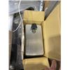 Image 4 : LARGE TOTE OF MISC ITEMS - EMERGENCY KIT, EXIT SIGN, PLUMBING ACCESSORIES AND SUPPLIES ETC
