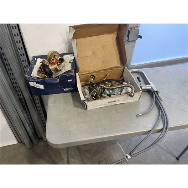 LOT OF VARIOUS BATHROOM FAUCETS - COULD BE MISSING HARDWARE