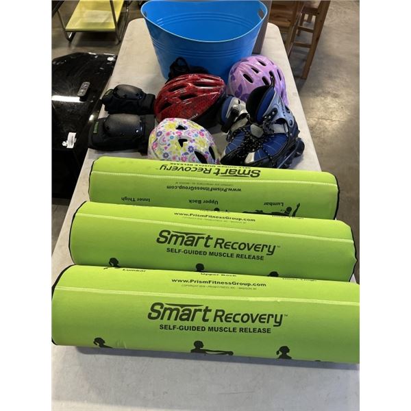 3 FOAM ROLLERS AND KIDS SPORTING GOODS