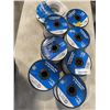 Image 1 : 7 NEW SPOOLS  TELEPHONE WIRE 250FT PER SPOOL AND ETHERNET CABLE