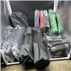 Image 1 : TWO SETS OF HEAVY DUTY RESISTANCE BANDS, SIX LUMBAR VELCRO ADJUST SUPPORT BELTS, FOUR PAIRS OF ANKLE