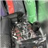 Image 3 : TWO SETS OF HEAVY DUTY RESISTANCE BANDS, SIX LUMBAR VELCRO ADJUST SUPPORT BELTS, FOUR PAIRS OF ANKLE