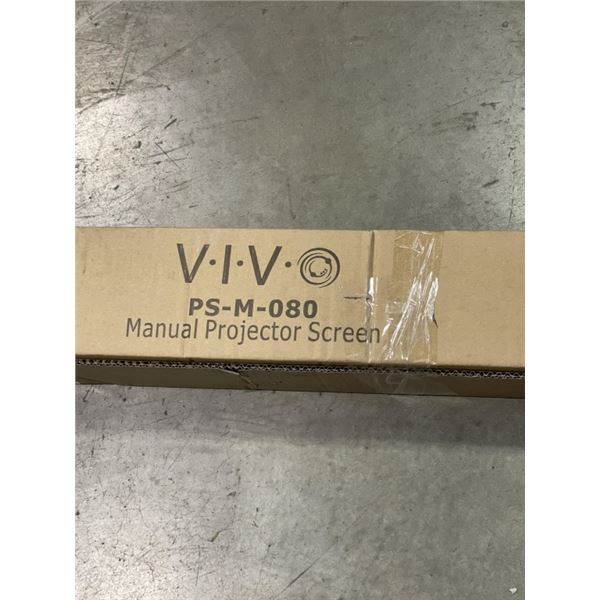 VIVO 80 INCH MANUAL PROJECTION SCREEN