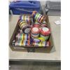 Image 1 : LARGE LOT OF NEW MULTI COLOR ROLLS OF RIBBON FOR GIFT AND DECOR